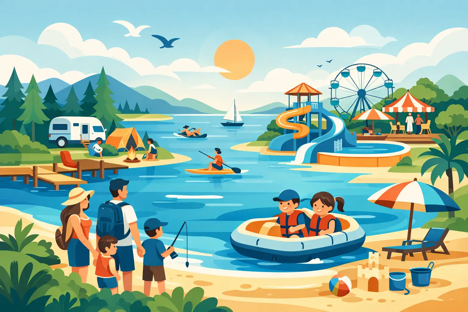 10 Top Ocean Lakes Attractions for Families