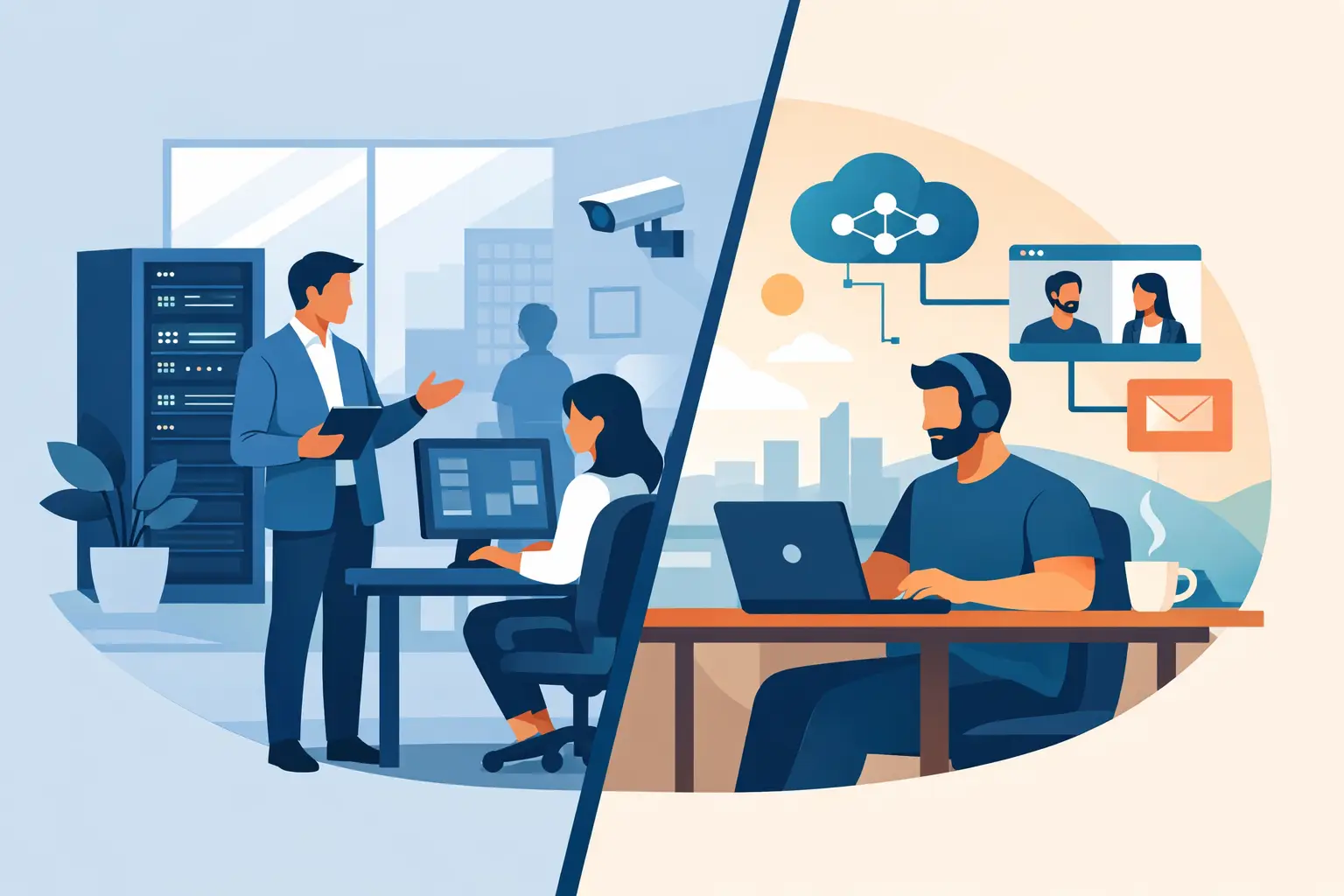 Onsite Management vs Remote Host