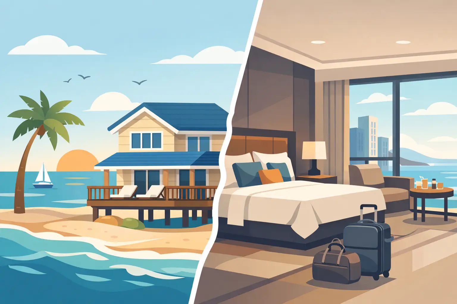 Beach House Versus Hotel Suite: Which Fits?