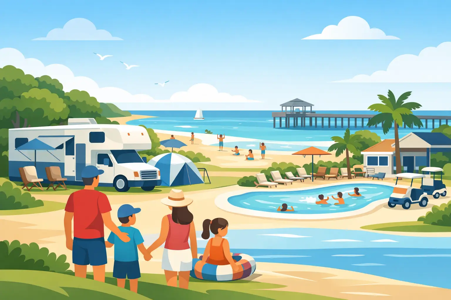 Ocean Lakes Family Campground Review for Families