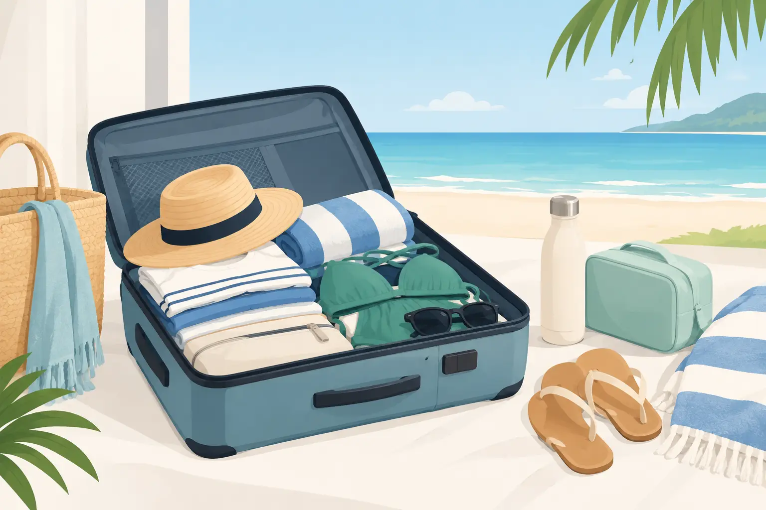 How to Pack for a Beach Rental Without Overpacking