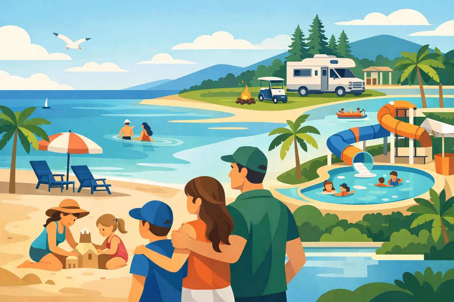 What Makes Ocean Lakes Unique for Families?